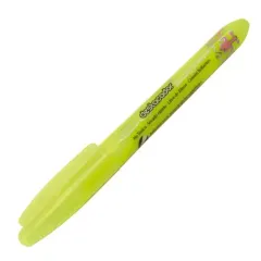 Destacador Lapiz Cuerpo Fino Amarillo Artel