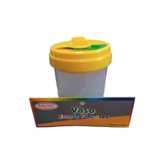 Vaso Limpia Pincel Plastico Artel