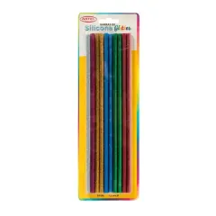Barra Silicona 7 Mm Unidad Glitter Artel