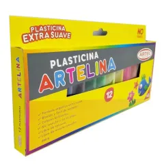 Plasticina 12 Col.Triangular Artelina Artel