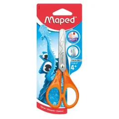 Tijera 13 Cm Mango Naranjo Soft Maped