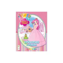 Libro Princesas Y Principes Col. Todos A Pintar