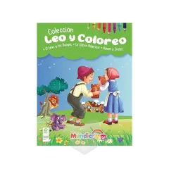 Libro El Leon Y Los Bueyes,La Liebre Col. Leo Y Coloreo - Mundicrom