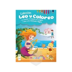 Libro La Sirenita, El Hombre De Jengibre Col. Leo Y Coloreo - Mundicrom