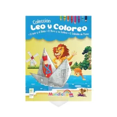 Libro El Leon Y El Raton, El Perro Col. Leo Y Coloreo - Mundicrom