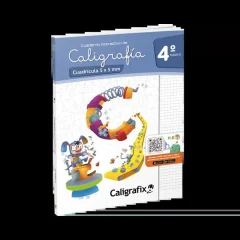 Cuaderno Cuadricula 4°Basico Caligrafix