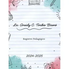 Forro Libro Registro Tec.Pedagógico Vertical Continental