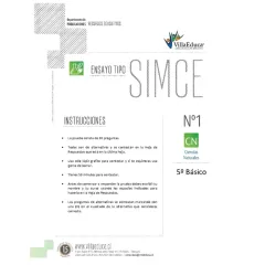 Libro Ensayo Simce Nb2 Ciencias Naturales - Edit. R&V
