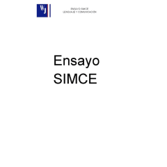 Libro Ensayo Simce Nb1 Lenguaje Y Comunicacion - Edit. R&V