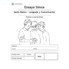 Libro Ensayo Simce Nb6 Lenguaje Y Comunicacion - Edit. R&V