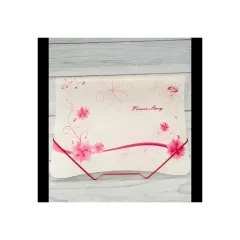 Carpeta A4 Con Elastico Floral Rosado Adix
