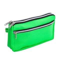 Estuche Escolar Triple Cierre Verde Adix