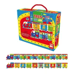 Puzzle Tren 123-Abc Toyng
