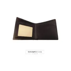 Billetera Toledo 100% Cuero Cafe Elegance