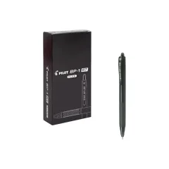 Lapiz Pasta Negro Bp1 Retractil Fino 0.7 Mm Pilot