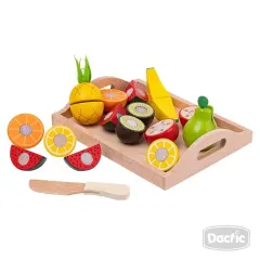 Set Fruta Para Porcionar Madera Dactic