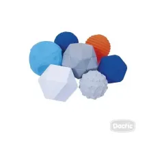 Pelota Goma Textura 7 Unidades. Surtido Dactic