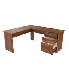Mueble Escritorio En L 180X180X75 Cm Con Tres Cajones