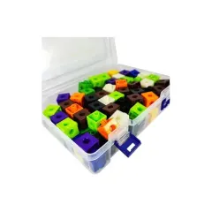 Juego Cubo Conector 100 Unidades. Colores