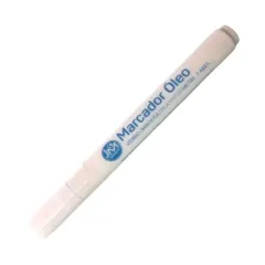 Marcador Permanente Tinta Oleo Blanco Jm Import