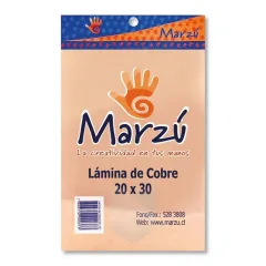 Lamina Cobre 20X30 Cm Marzu