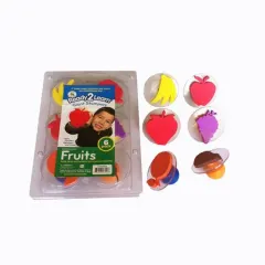Timbre 6 Pcs Figuras De Frutas - Feliz Group