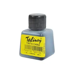 Tinta China Negra 20 Cc Talinay