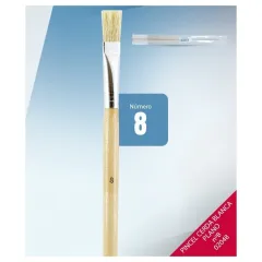 Pincel Cerda Plana N°8 Fultons