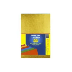 Set Goma Eva 20X30 10 Unidades. Dorado Offione