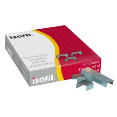 Corchetes N°10 Staples 1000 Unidades. Isofit