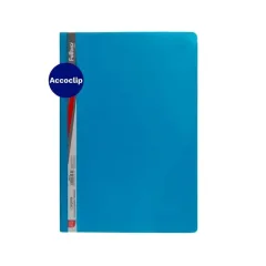 Carpeta Plast. Con Accoclip Celeste