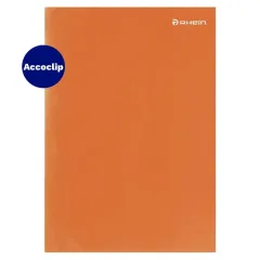 Carpeta Plast. Con Accoclip Naranjo