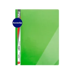 Carpeta Plast. Con Accoclip Verde