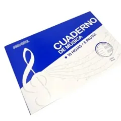 Cuaderno Musica Pauta Entera 10 Hojas Proarte