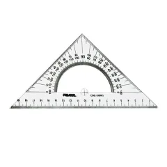 Escuadra Con Transportador 21 Cms 45° Proarte