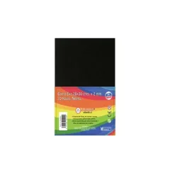 Set Goma Eva 20X30 Negro 10 Unidades. Proarte