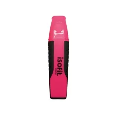 Destacador Rosado Punta Biselada Con Grip Isofit