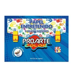 Estuche Papel Entretenido 9 Pliegos Proarte