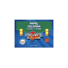 Estuche Papel Celofan 14 Pliegos Proarte