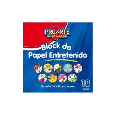 Estuche Papel Entretenido 16X16 Cm Proarte