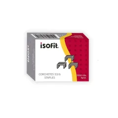 Corchetes 53/6 5000 Unidades. Isofit