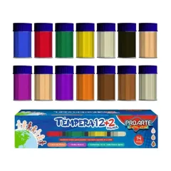 Tempera 15 Cc 12+2 Unidades. Proarte