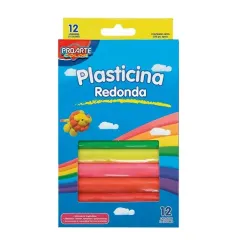 Plasticina 12 Col. Redonda Proarte