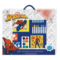 Spiderman Set Completo Stickers +Stationary