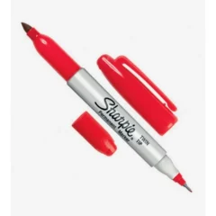 Marcador Rojo Doble Punta Sharpie