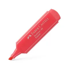 Destacador Rojo Faber Castell