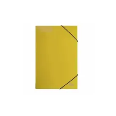 Carpeta Con Elastico Oficio Amarillo Buho