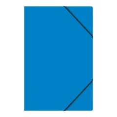 Carpeta Con Elastico Oficio Azul Claro Buho