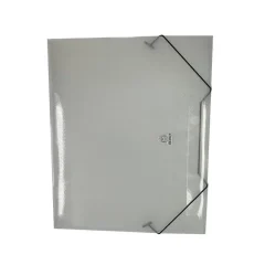 Carpeta Con Elastico Oficio Plata Buho