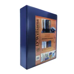 Archivador Oficio Con Press 2 Aros 2 Azul D'Williams